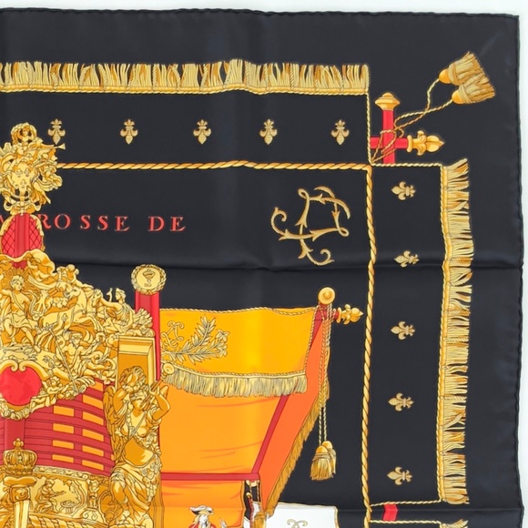 NWT Hermes Scarf "Vue du Carrosse de la Galère -La Réale" 3 - Picture 8 of 10